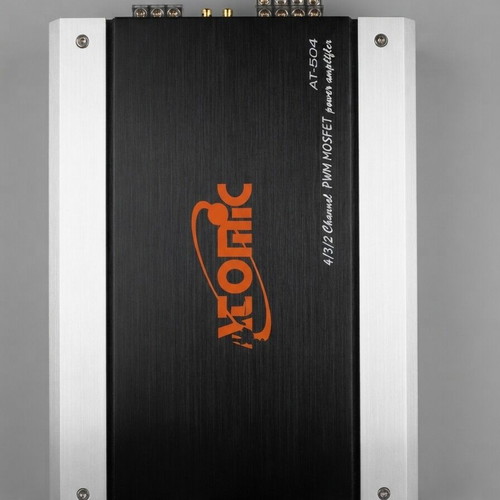 Atomic AT-504 4-Channel Car Amplifier used, PWM MOSFET