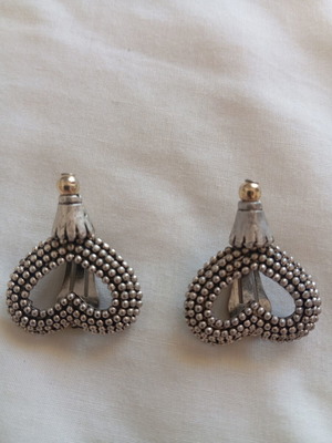 Anne Chez vintage clip-on earrings, 1980 France