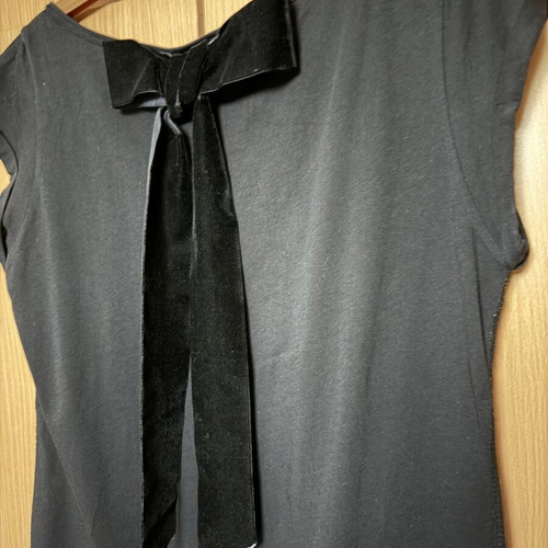 Lynne short-sleeve blouse like new, black, size S