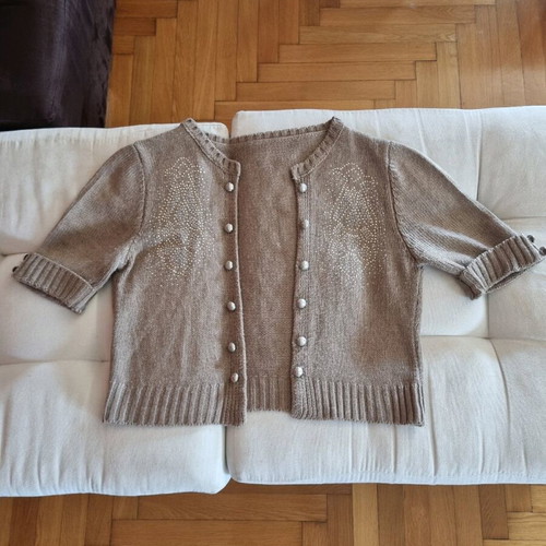 Knitted cardigan like new, one size, fits m/l