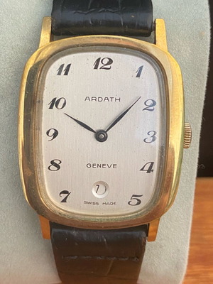 Ardath Geneve Tank manual watch like new, Swiss made