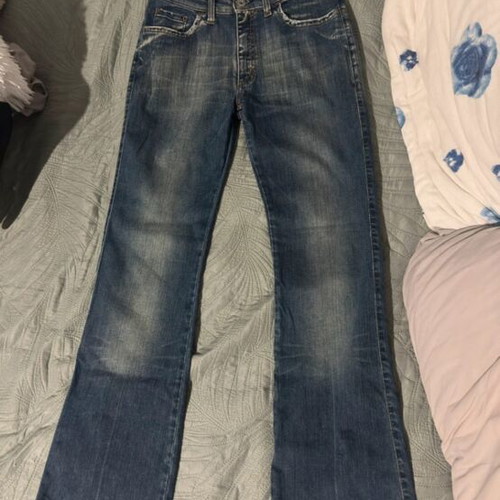Flare jeans BSB Sophie vintage used, size M 38 10, blue