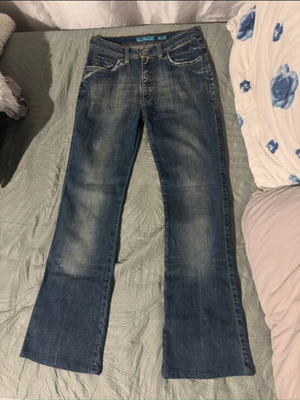 Flare jeans BSB Sophie vintage used, size M 38 10, blue