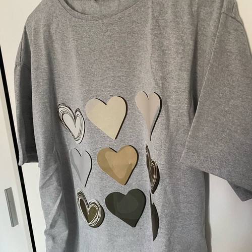 Women's t-shirt like new gray, sizes S and M