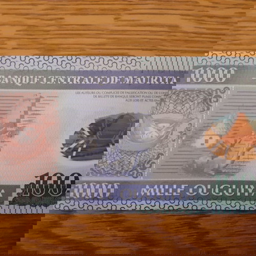 ΜΑΥΡΙΤΑΝΙΑ 1.000 QUGOUIYA ( 2014 ) - MAURITANIA 1.000 QUGOUIYA ( 2014 ) POLYMER - P # 19 UNC