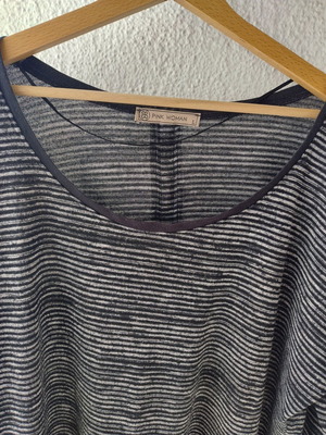 Pink Woman women's blouse size L, like new, black