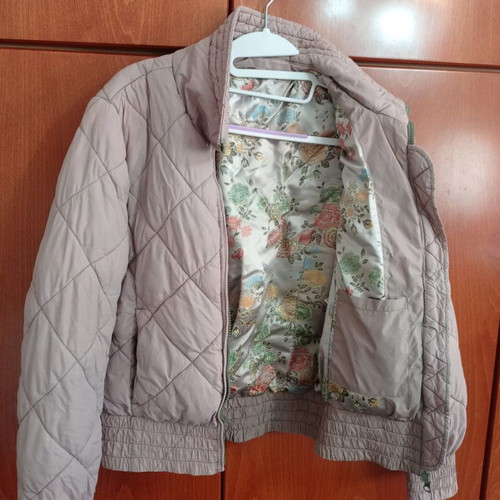 Women's jacket used, dusty pink, size M