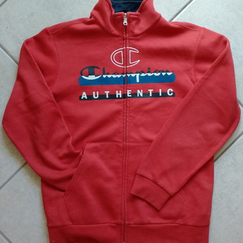 Boys' clothing set used, 3 pieces, Champion jacket and sweatshirts
