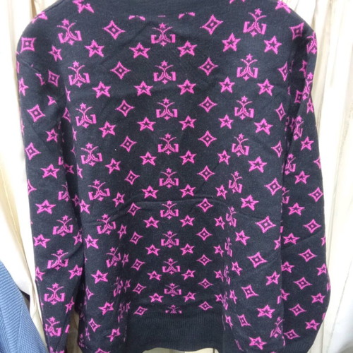 Woolen women's sweater DH-1013 new with geometric patterns