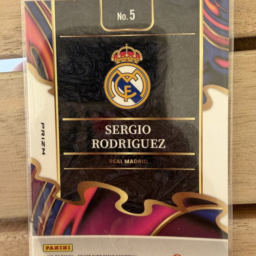 Sergio Rodriguez Clutch silver Prizm Panini Euroleague Select card like new