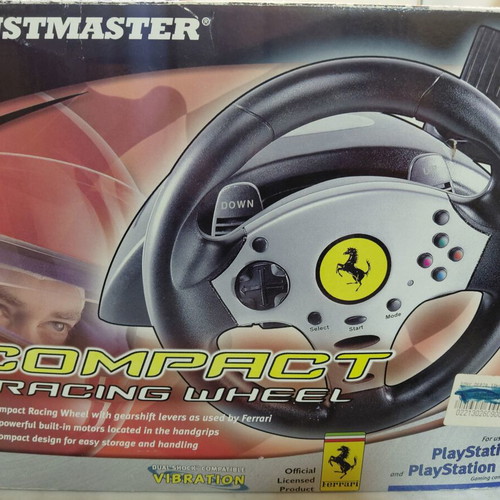 Thrustmaster racing wheel for PS1 and PS2