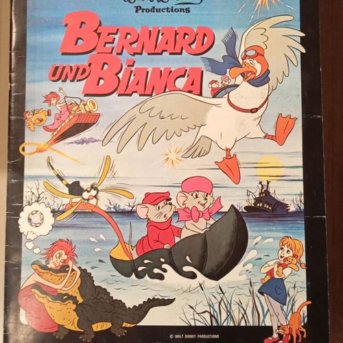 Panini Bernard and Bianca like new, German