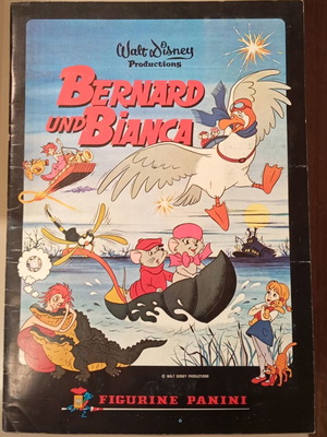 Panini Bernard and Bianca like new, German