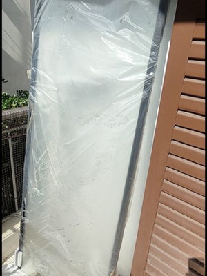 Καμπίνα Aquarelle Clever 70 Black Plus Panel καινούργια, 6mm tempered glass