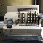 Vintage electric cash register