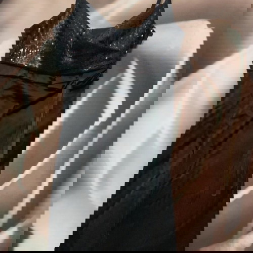 Малка черна рокля като нова, размер S