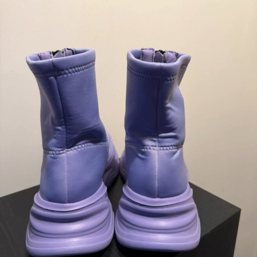 Nylon Red ankle boots size 40, purple