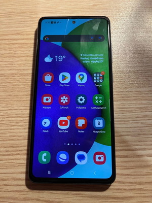 Samsung A52 smartphone like new, white, Android