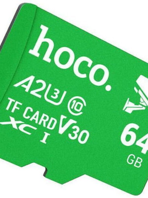 Hoco microSDXC 64GB U3 V30 A2 UHS-I memory card new