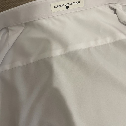 White long sleeve dress shirt size L