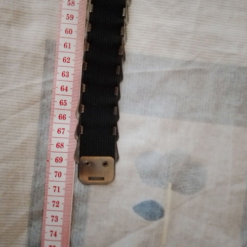 Vintage metal belt 70cm elastic like new, gold color