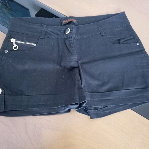 Black short shorts used, size medium fitting small
