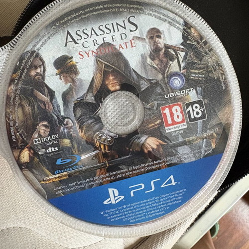 Assassin’s Creed Syndicate PS4 game used, case missing