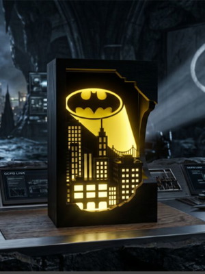 Bat-signal lamp like new, Gotham City projection light