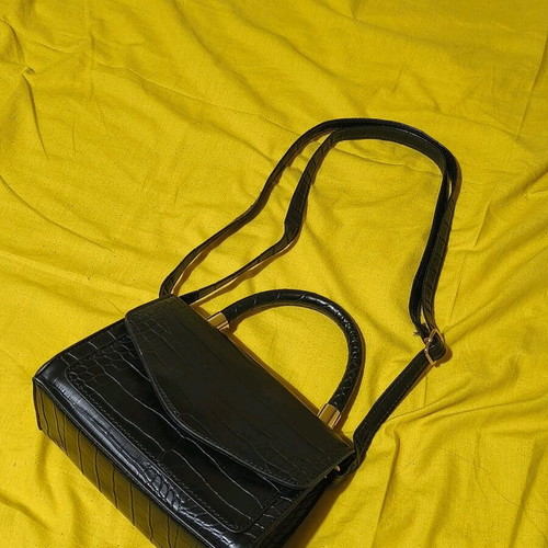 Black evening bag Primark like new, handheld or shoulder