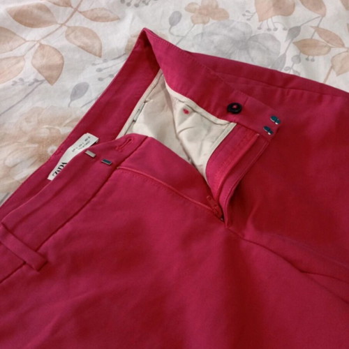 Zara pants size S used, pink