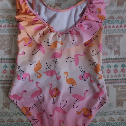 Cool Club swimsuit new with flamingo for girl 7 years 128 cm pink