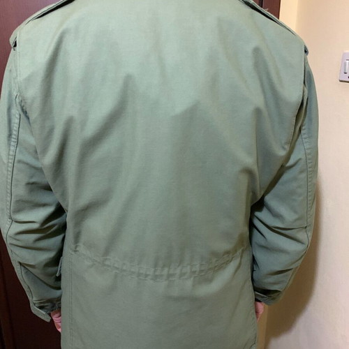 Alpha Industries m65 jacket like new, size Small, olive green