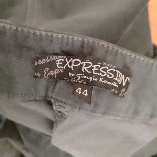 Velvet trousers green, like new, size L/40/12