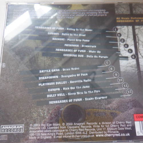 Various A Tribute To Rage Against The Machine rare CD album like new