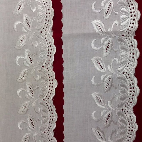 White lace new, 4.5 meters by 11 centimeters wide