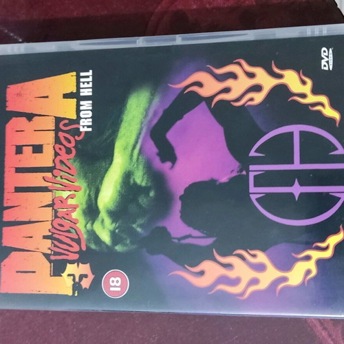 Pantera Vulgar Videos From Hell DVD like new with live footage and documentary