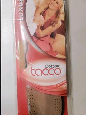 Δερμάτινοι πάτοι παπουτσιών Tacco Luxus καινούργιοι, ανατομικοί