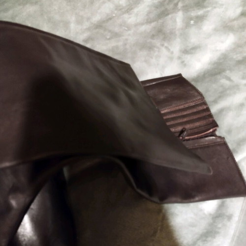 Firetrap boots used size 38 dark brown leather with 7cm heel