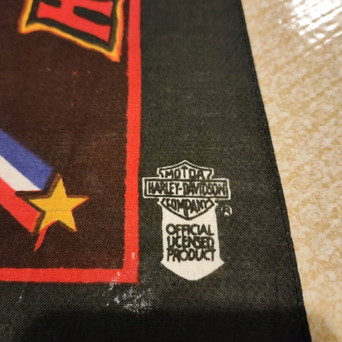 Harley Davidson vintage bandana Armed and Ready official product made in USA