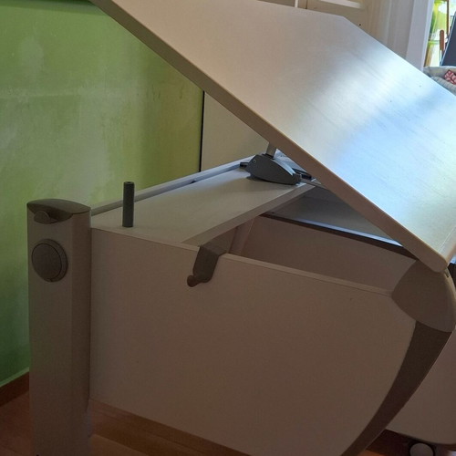 Moll Desk and Ergonomic Chair Set used, Large Bookshelf, Germany