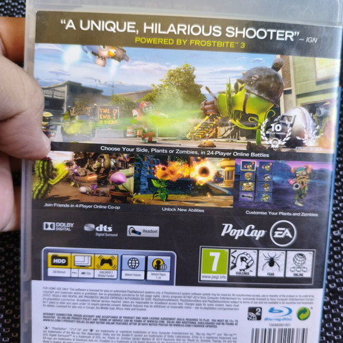 Plants vs. Zombies Garden Warfare PS3 game used