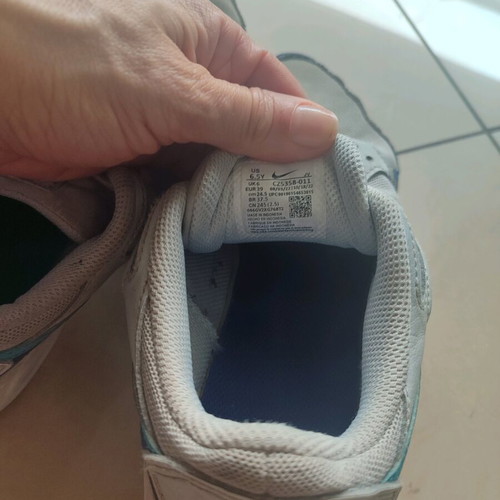 Nike Air αθλητικά μεταχειρισμένα, νούμερο 39, γκρι και μπλε