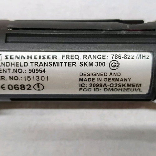 Sennheiser EW300 G2 wireless microphone used