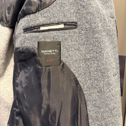 Manetti men's coat XL new, gray, size 52