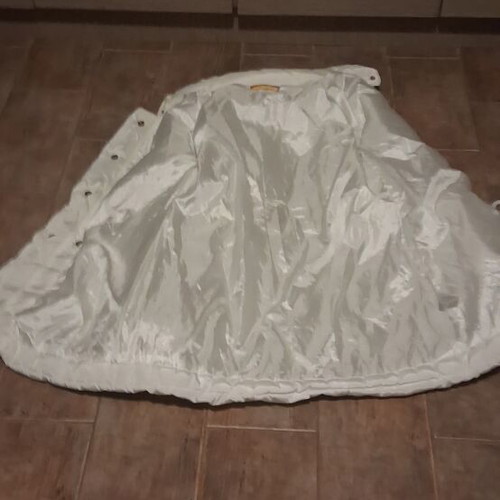 Winter padded jacket, white