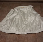Winter padded jacket, white