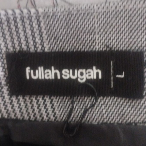 Fullah Sugah skirt black white like new, size L