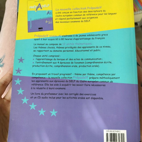 Prepadelf A1 French book used with notes and exercise answers