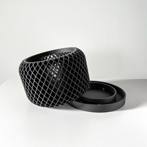 Ravik Orchid Pot 3D Printed Eco-Friendly PLA