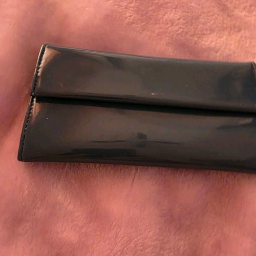 Lustrini tobacco pouch dark blue like new with zipper